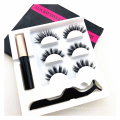 2 pair magnetic eyeliner and eyelashes 3d korea magnetic eyelashes